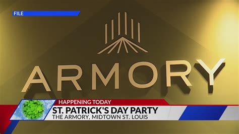 The Armory STL hosts St. Patrick's Day Party starting at 11 a.m.